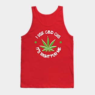 Afrinubi - I Use Cbd Cus It's Right For Me Tank Top